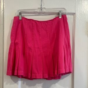 Alice + Olivia Vibrant Pink Mini Skirt